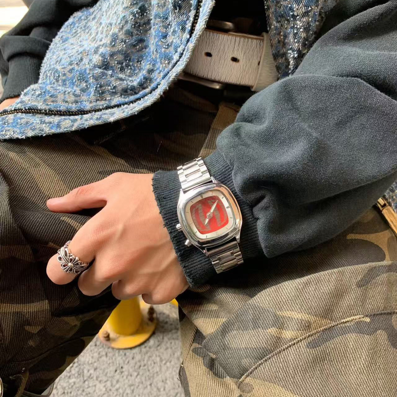 RED - Digital Display Watch